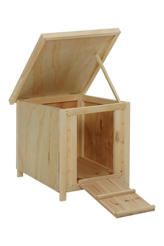 Gallinero nido de madera con techo abatible - 1 gallina