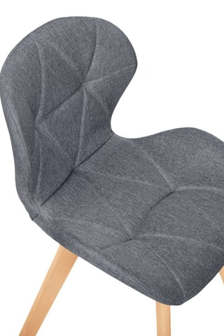 2 sillas de madera y haya Gatsby - 47,5 x 79 x 50 cm