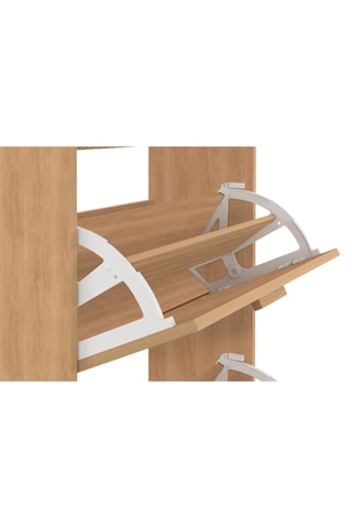 Zapatero de 3 puertas abatibles Faustine - 60 x 24 x 113 cm