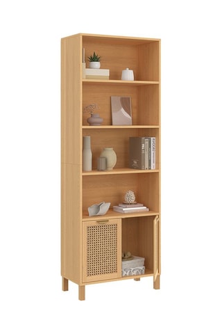 Estantería de 2 puertas Eve - Imitación madera