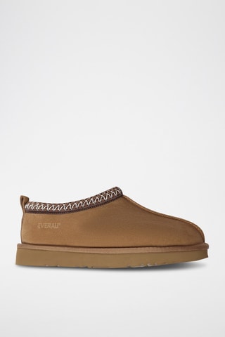 Sabots fourrés en nubuck Wigeon  - Marron