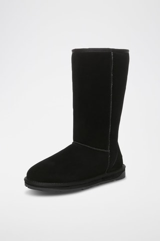 Bottes fourrées en nubuck Whistler  - Noir