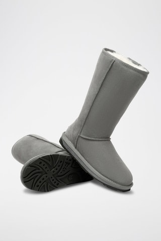 Bottes fourrées en nubuck Whistler  - Gris