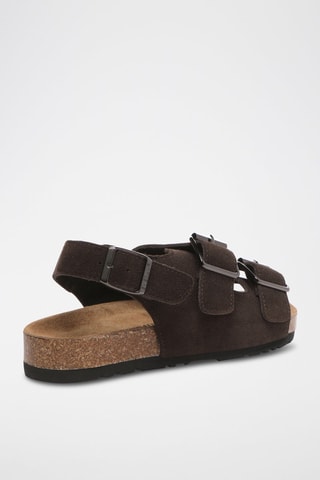 Sandales en nubuck Flame  - Marron