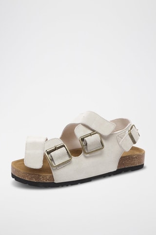 Sandales en nubuck Flame  - Beige