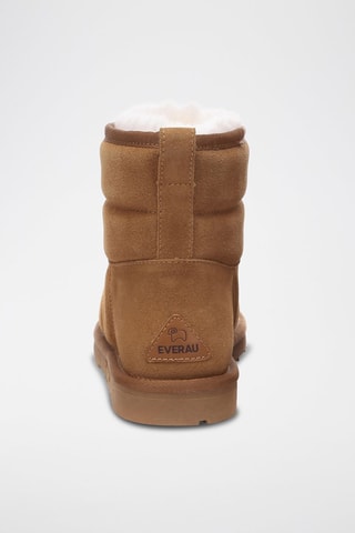 Bottines fourrées en nubuck Thornbill  - Marron