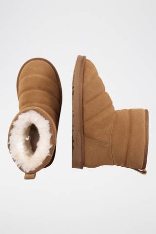 Bottines fourrées en nubuck Thornbill  - Marron