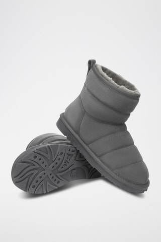 Bottines fourrées en nubuck Thornbill  - Gris