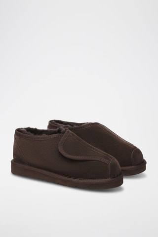 Slip-on fourrés en nubuck Swiftlet  - Marron