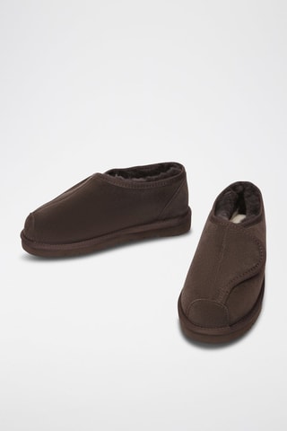 Slip-on fourrés en nubuck Swiftlet  - Marron