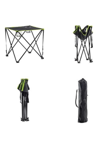 Table de camping pliable