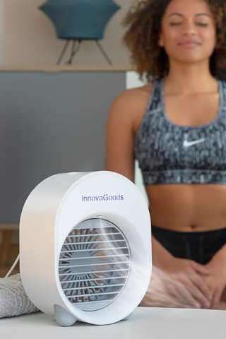 Mini-climatiseur humidificateur à ultrasons LED - 200 ml