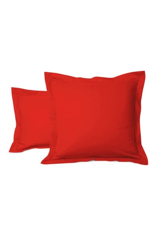 Funda de almohada de algodón 57 hilos/cm² Uni - Capucine