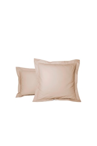 Funda de almohada de percal de algodón 80 hilos/cm² Uni Percale - Platinium