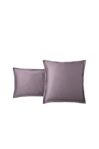 Funda de almohada de satén 120 hilos/cm² Opium - Malva