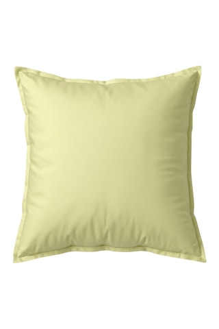 Funda de almohada de algodón Holliday - Verde - 65 x 65 cm