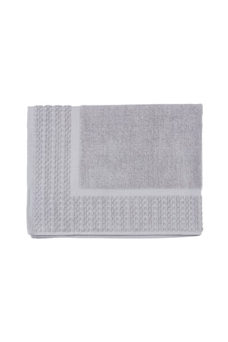 Alfombra de baño Uni - Gris claro - 60 x 80 cm