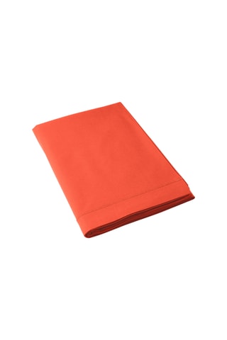 Sábana de algodón 57 hilos/cm² - Naranja
