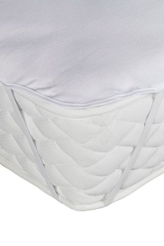 Protector de colchón Elsa - Blanco - 90 x 200 cm