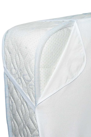 Protector de colchón Uni - Blanco - 90 x 200 cm