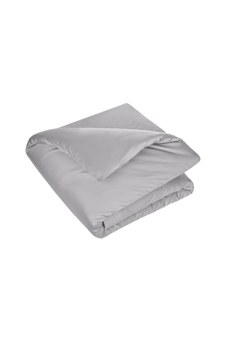 Funda nórdica de satén 120 hilos/cm² Opium - Gris claro