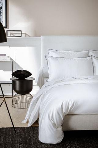 Funda nórdica de satén 120 hilos/cm² Opium - Blanco