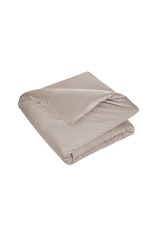 Funda nórdica de satén 120 hilos/cm² Opium - Beige claro