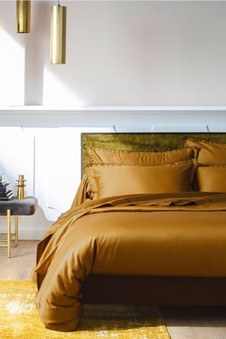 Funda nórdica de satén 120 hilos/cm² Opium - Dorado