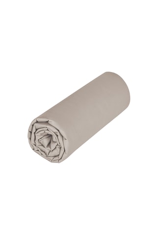 Sábana bajera de satén 120 hilos/cm² Opium - Beige