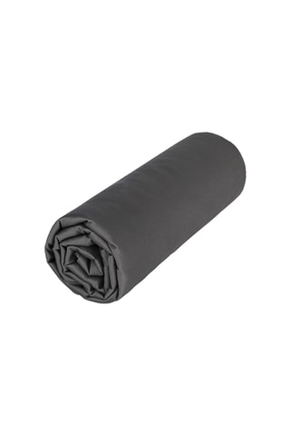 Sábana bajera de satén 120 hilos/cm² Opium - Antracita