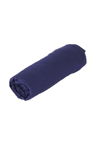 Sábana bajera de satén 120 hilos/cm² Opium - Azul noche