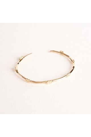 Jonc Rozenn - Plaqué or jaune