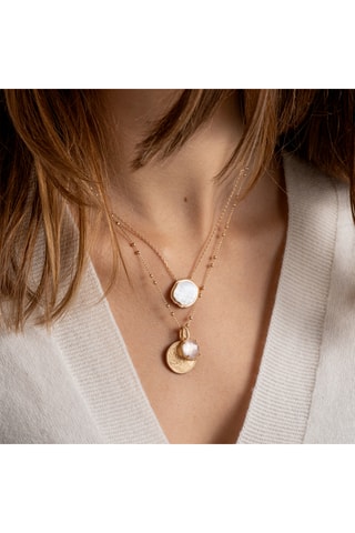 Pendentif Madeleine - Plaqué or jaune