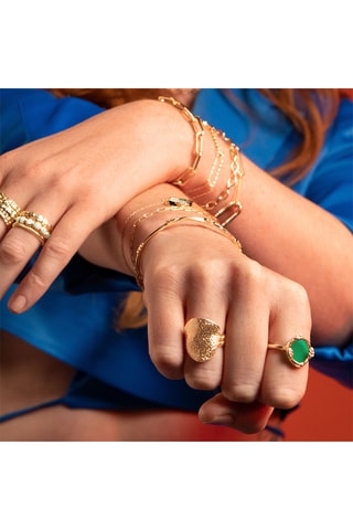 Bague Poppi - Plaqué or jaune