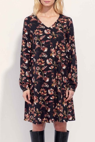 Vestido recto Nozomi - Negro