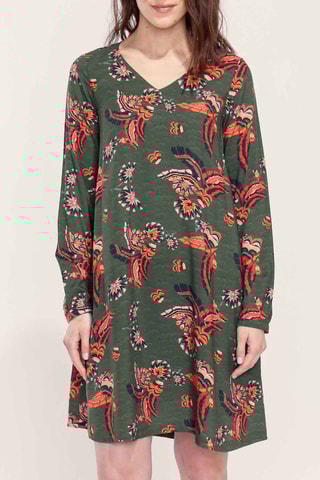 Vestido recto Nozomi - Caqui