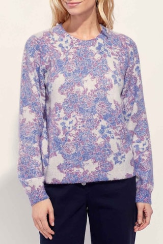 Jersey de lana y alpaca Tema - Violeta