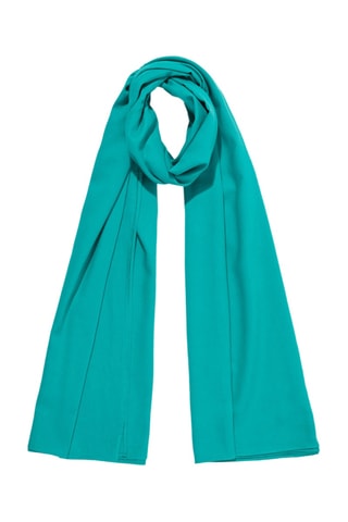 Bufanda de algodón orgánico Mariel - Verde agua