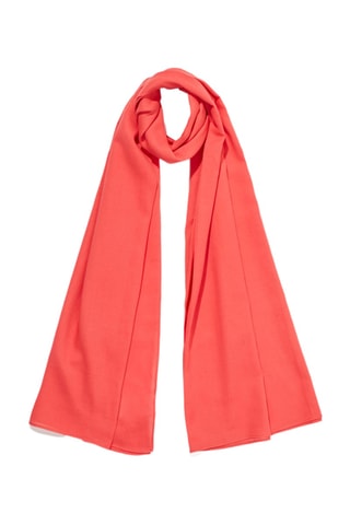 Bufanda de algodón orgánico Mariel - Coral