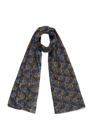 Bufanda de algodón orgánico Abella - Negro