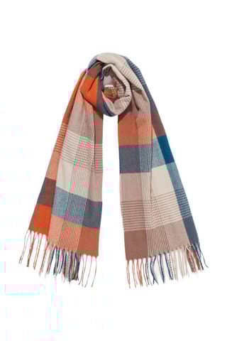 Bufanda Check - Marrón