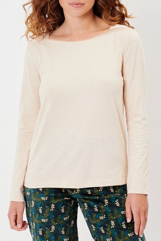 Camiseta de algodón orgánico Gonda - Gris claro