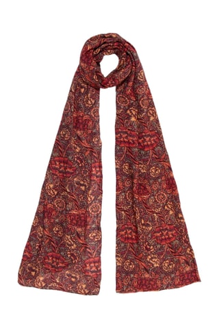 Bufanda de lana Mirage - Burdeos