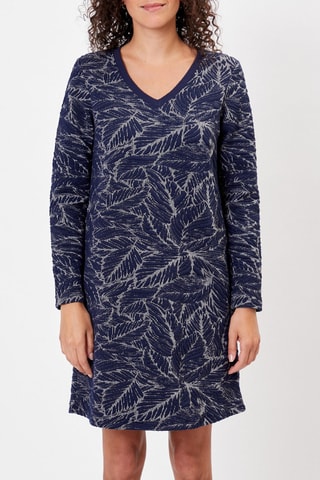 Vestido recto Asdis - Azul marino