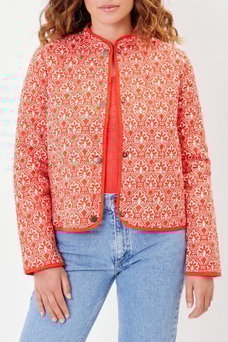 Chaqueta de algodón orgánico Aneto - Naranja