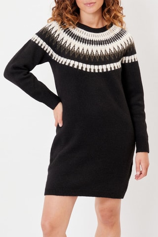 Vestido jersey Lata - Negro