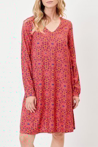 Vestido recto Noemie - Coral