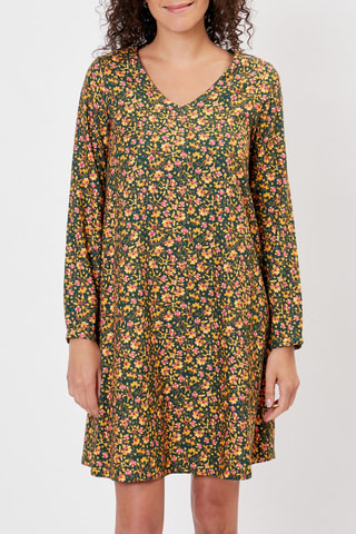 Vestido recto Noemie - Amarillo