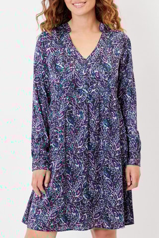 Vestido recto Silene - Violeta