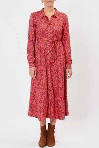 Vestido camisero Anna - Rojo